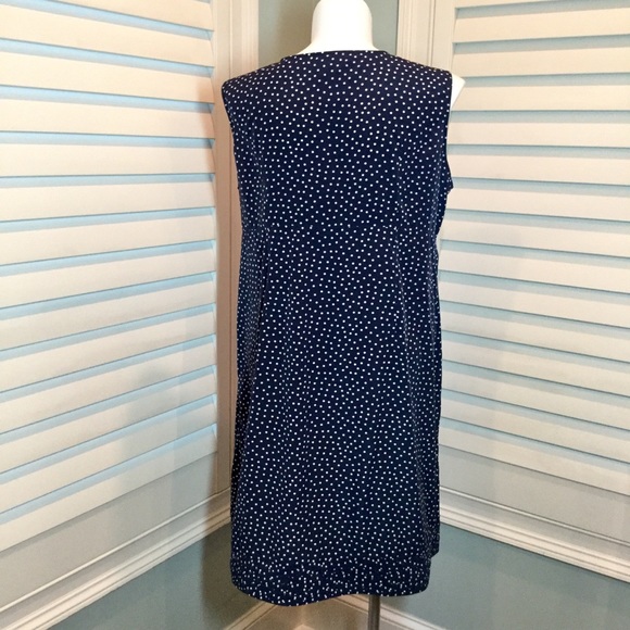 ✨Sold✨ Gap Maternity Navy Polka Dot Dress, XXL - Picture 5 of 8